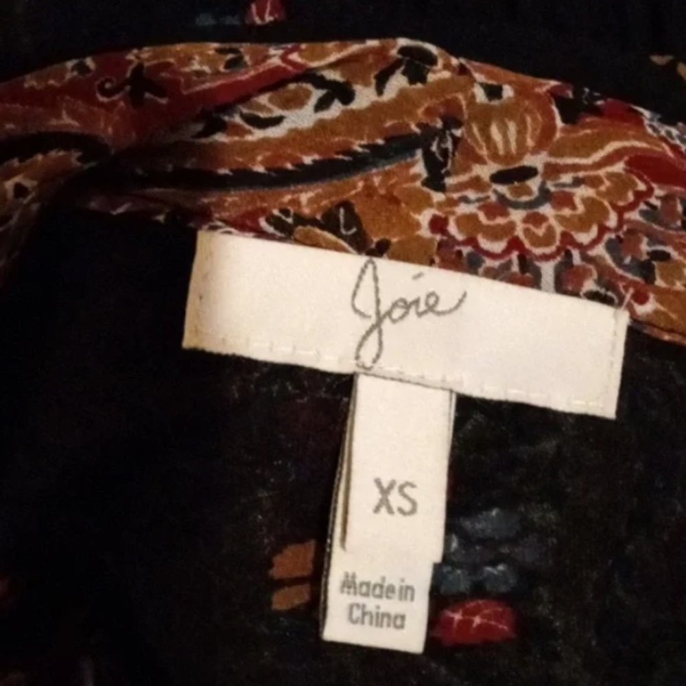 Joie, Alpina Silk Dress in Caviar - Picture 8 of 8